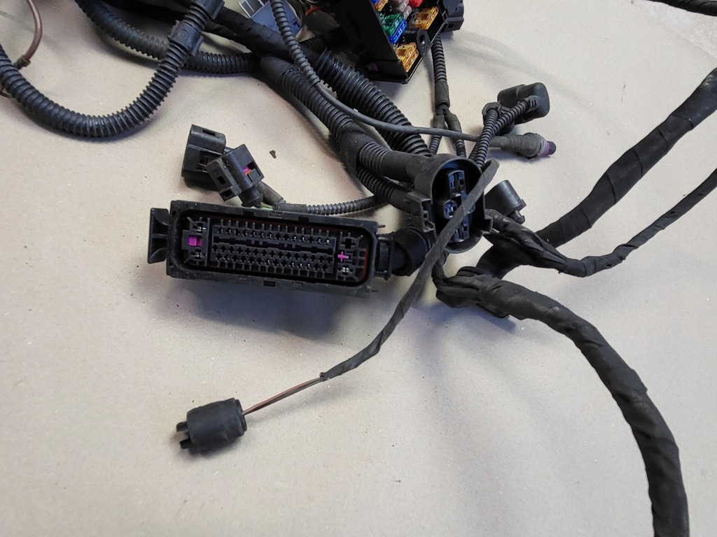 фото №11, Жгут электропроводка кабели реле 503 vw multivan t5 lift 2.0 bi tdi оригинальный номер eu