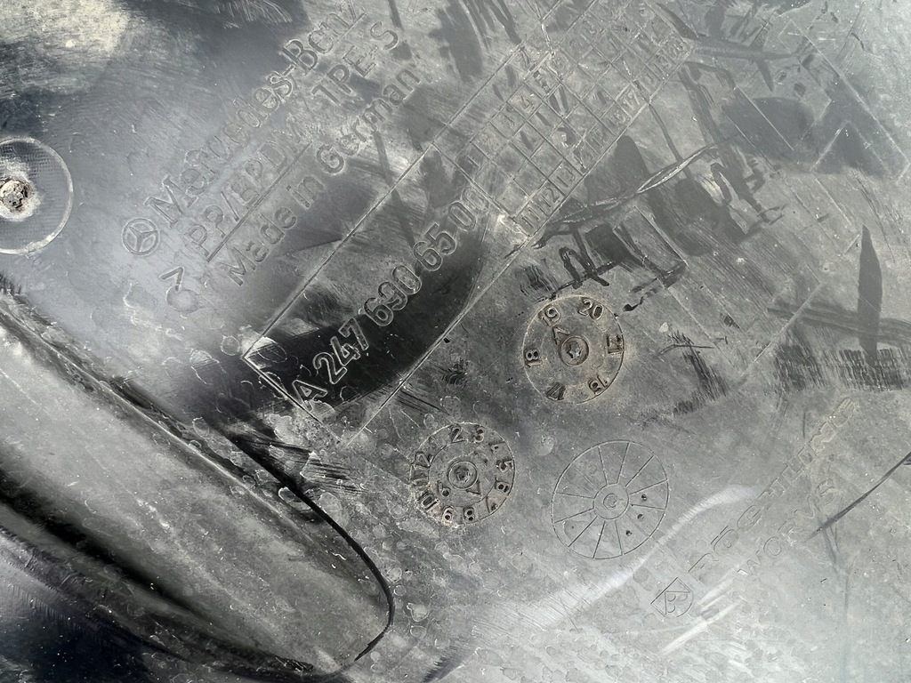 фото №7, Подкрылок левая mercedes w247 a-klasa w177 glb перед