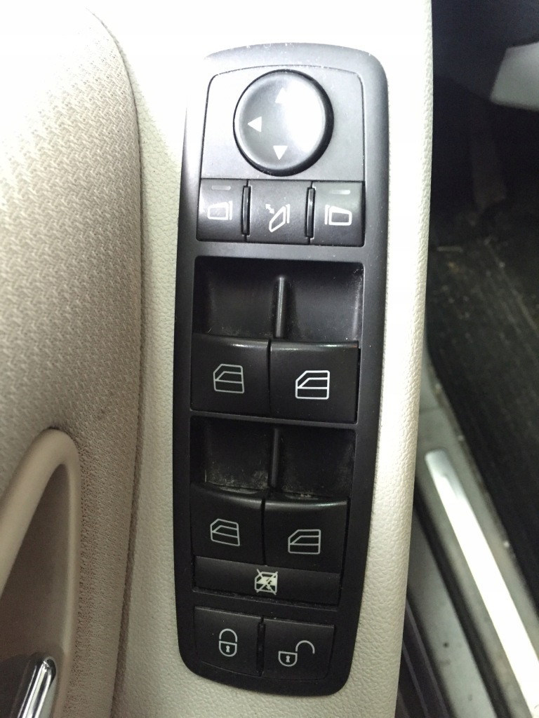 фото №1, Mercedes a klasa w169 блок управления панель окон складной