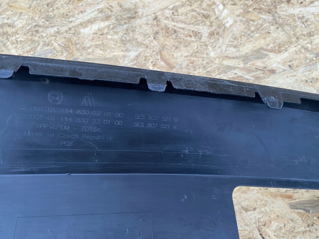 фото №7, Спойлер бампера задня 5e5807521m skoda octavia iii