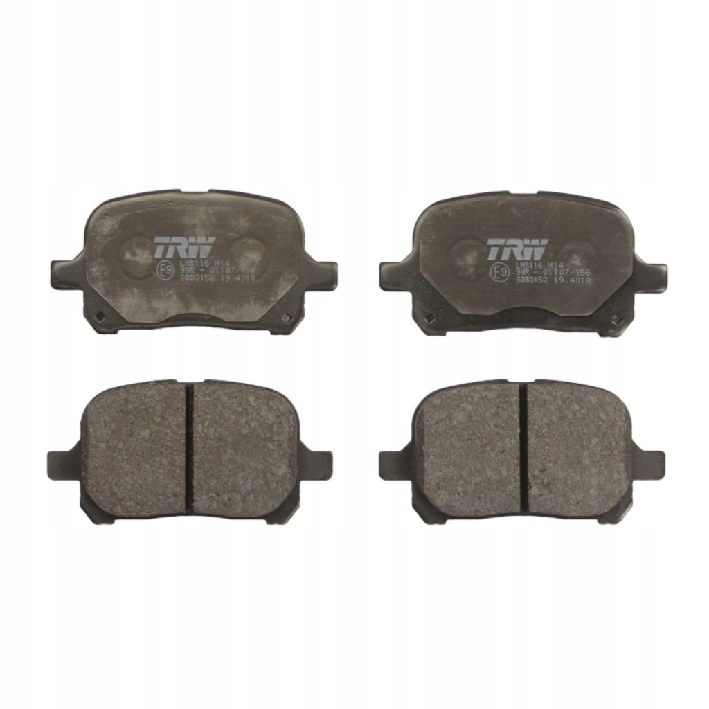 фото №5, Trw gdb3152 набор тормозных колодок тормозных, тормоза дисковые