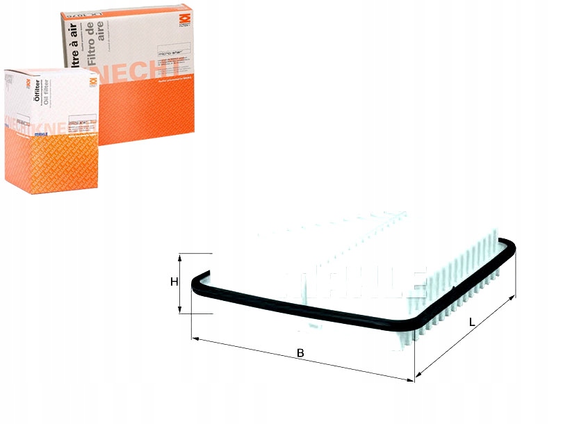 фото №1, Knecht lx 2681 фільтр повітря