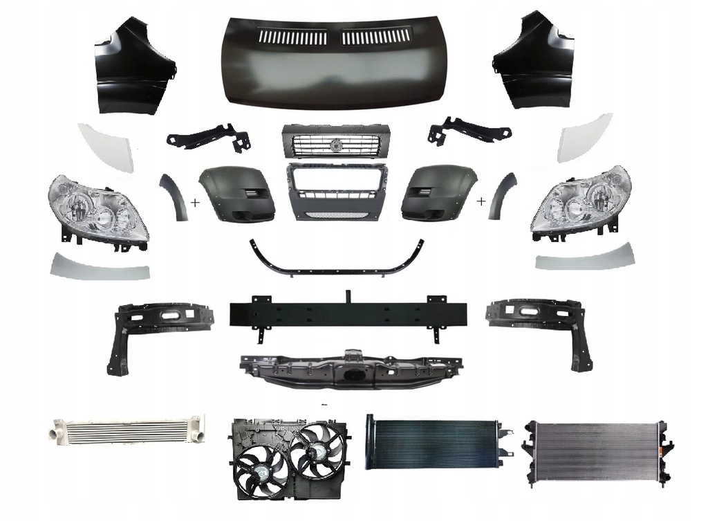 фото №1, Citroen jumper 2006-2014 kompletny перед капот pas