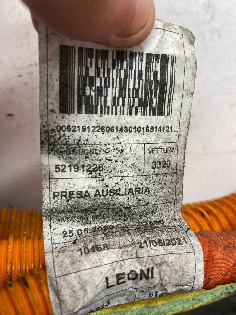 фото №4, Fiat шланг заряджання 52191226