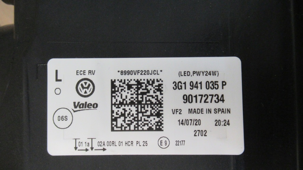фото №6, Левая лампа vw passat b8 3g lift full led