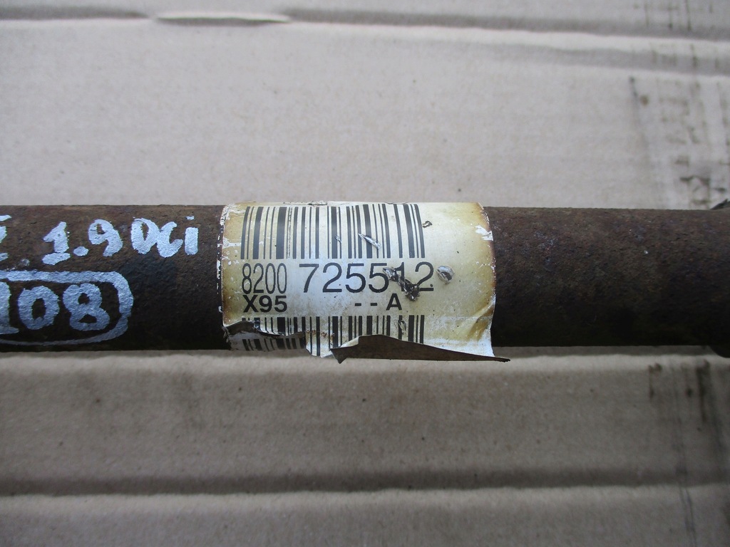 фото №4, Приводной вал левая 8200725512 renault scenic iii 1.9dci