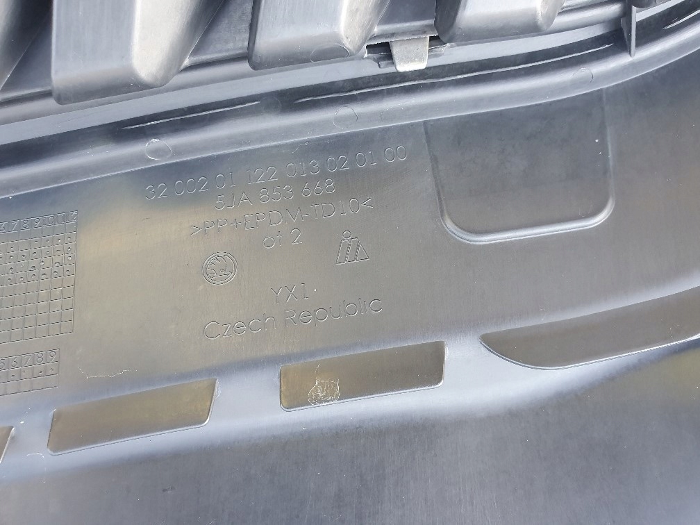 фото №3, Skoda rapid 5ja решётка радиатора решётка радиатора хром решётка