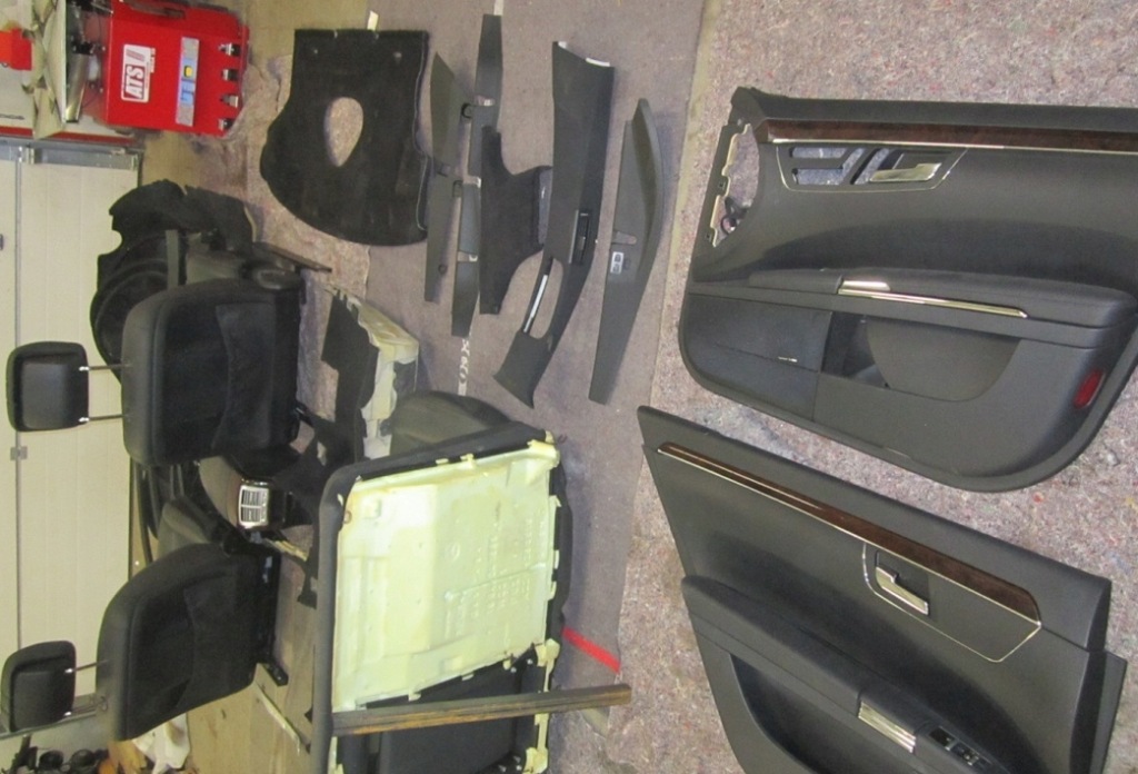 фото №4, Mercedes w221 lift long салон обивка сиденье