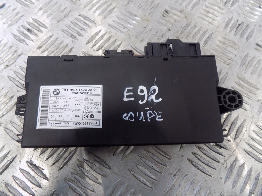 фото №1, Bmw e92 модуль блок управления cas