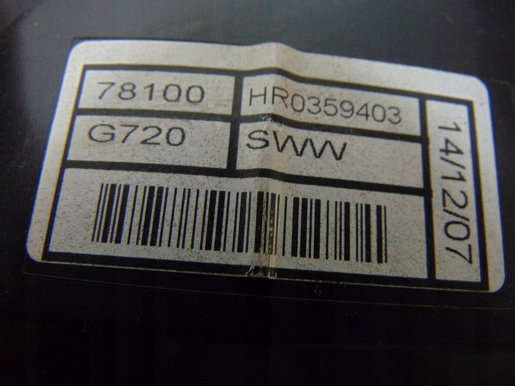 фото №9, Счетчик приборная панель honda crv iii 2.0 бензин автоматическая коробка передач