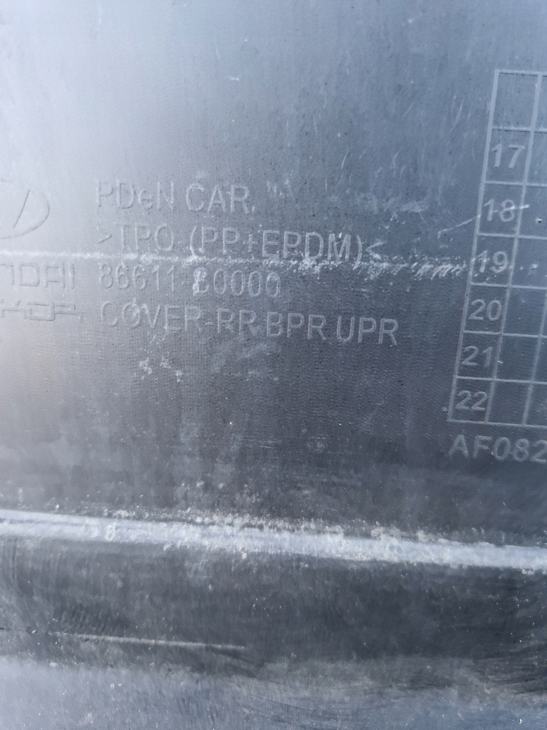 фото №10, Hyundai i30 iii n бампер задняя