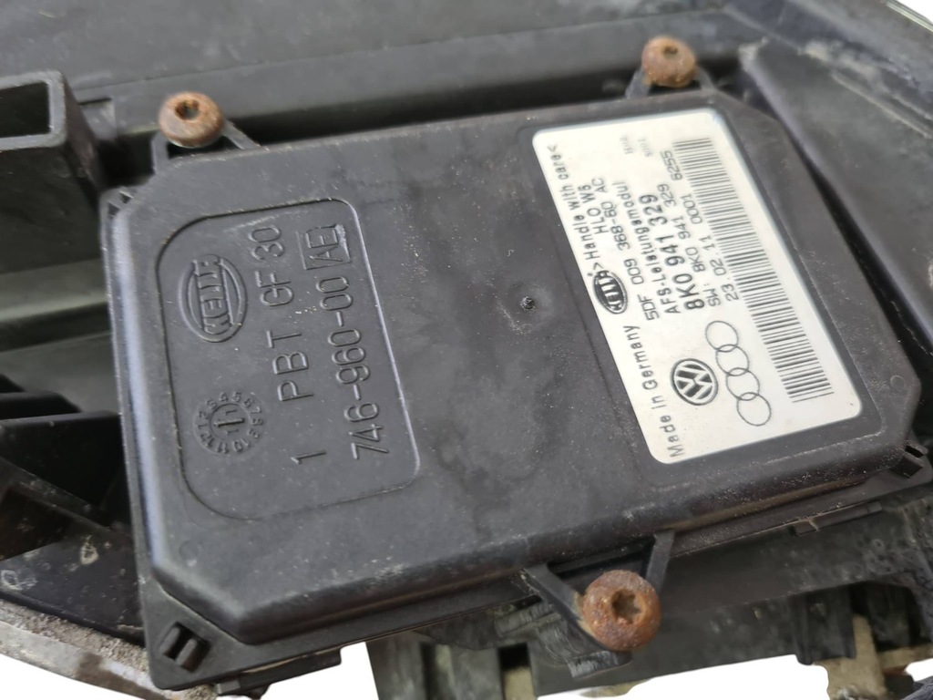 фото №10, Audi a4 s4 b8 8k 2011 правая сторона лампа передняя 8k0941004t