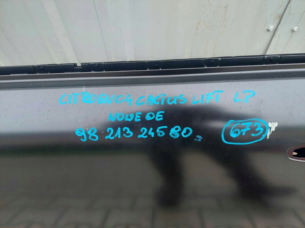 фото №9, Citroen c4 cactus lift дверь левая перед передние nowe оригинальный номер