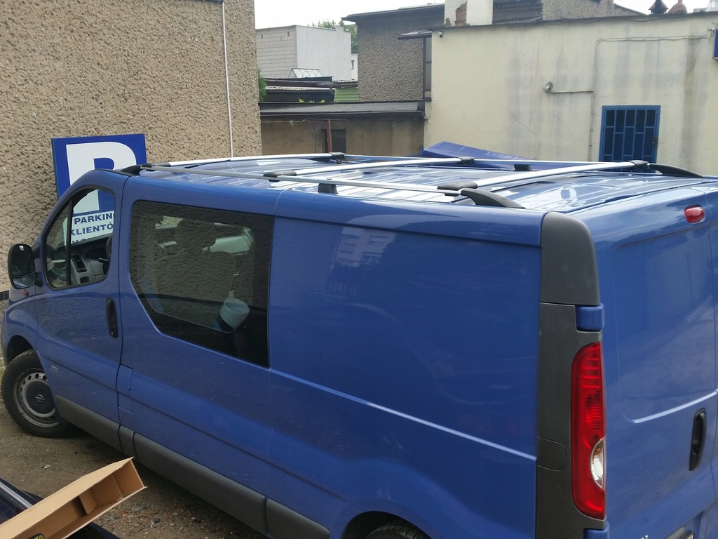 фото №8, Renault trafic opel vivaro 2001-2014 рейлинги кровельные багажник l2