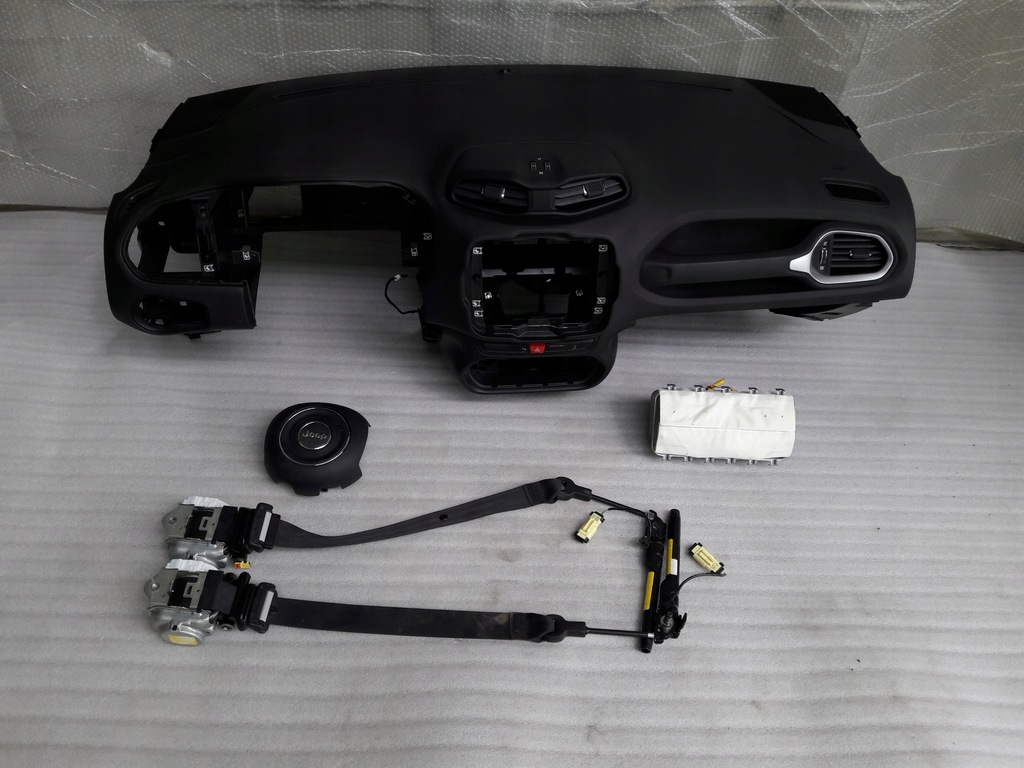 фото №1, Подушка безопасности jeep renegade приборная панель приборная консоль подушки безопасности ремни комплект