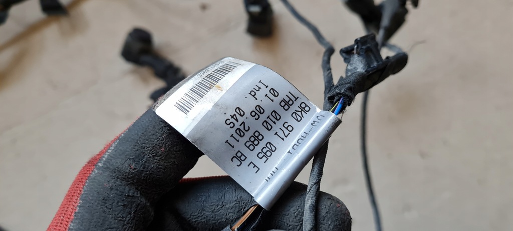 фото №15, S4 b8 lift a4 жгут электропроводка pdc перед датчики lx5r 8k0971095e