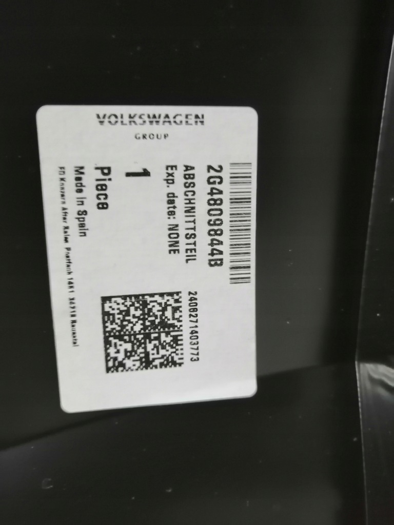 фото №6, Крыло правый задний задняя vw polo vi 2g новый