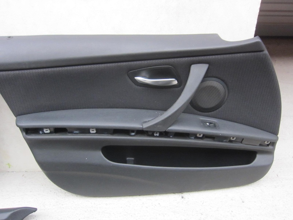 фото №12, Bmw 3 e90 2005-2011 сиденья заднее сиденье обшивки серые материал обивка комплект