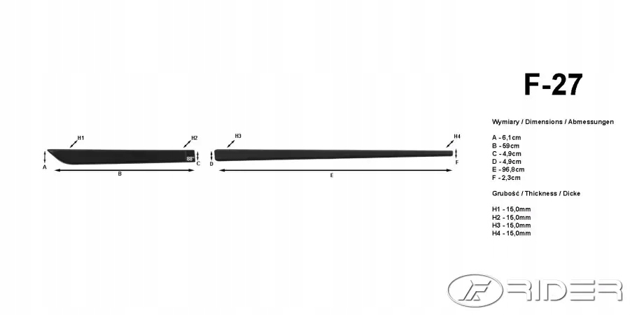 Kia picanto накладки боковой в Украине