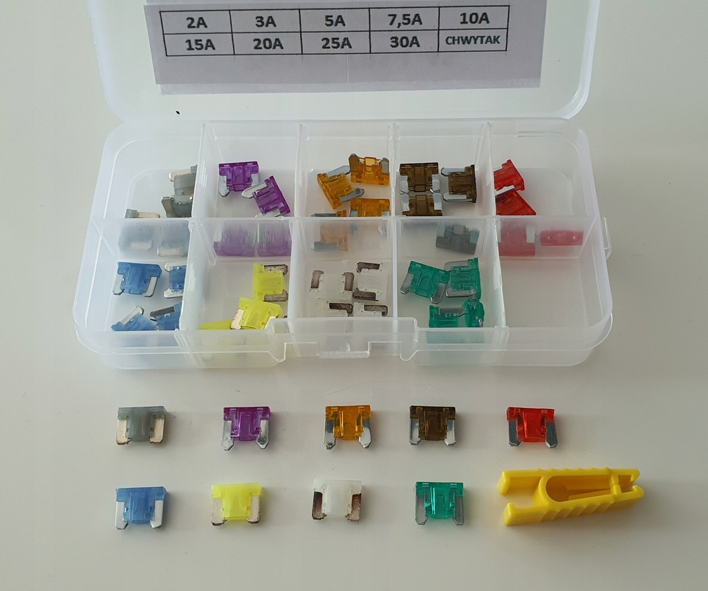 фото №8, Набор предохранителей автомобильных minival low