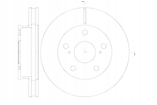 фото №1, Remsa гальмівні диски гальмівні 2szt toyota hilux 2.5 d 4wd