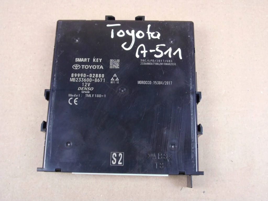фото №1, Toyota corolla e21 модуль бортовой компьютер блок управления smartkey 89990-02880