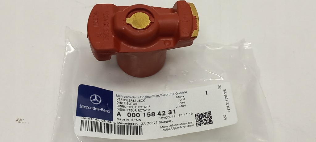 фото №5, Новый hebel контактный палец rozdzielnia зажигания mercedes w124 w461 s124 a0001584231