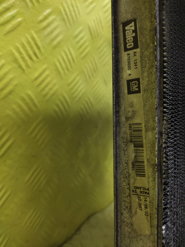 фото №10, Opel agila a 1.2 радиатор wody 09210556