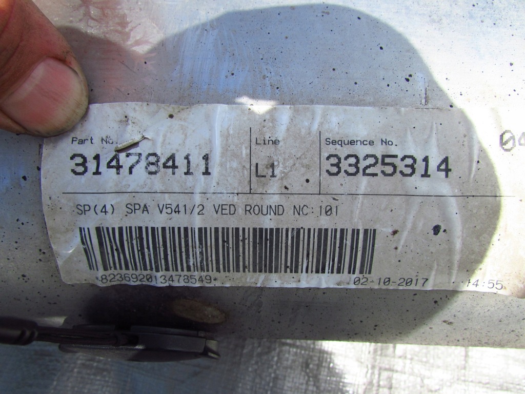 фото №6, Volvo v90 s90 2.0d выхлоп гаситель конечный 31478411