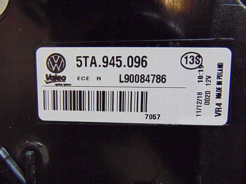 фото №12, Лампа права задня vw touran 2015- 5ta945096 europa nowa!!!
