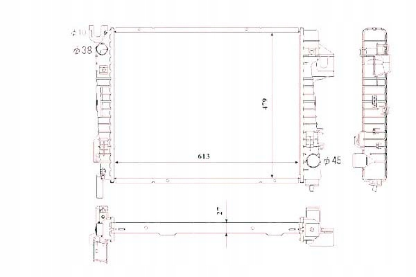 фото №1, Nrf радіатор wody dodge ram 1500 pick-up 4.7 4x4