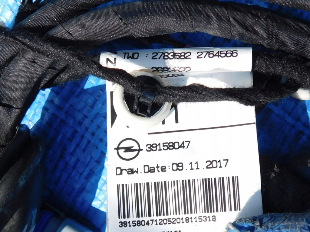 фото №3, Opel crossland x електропроводка двері правий перед задня