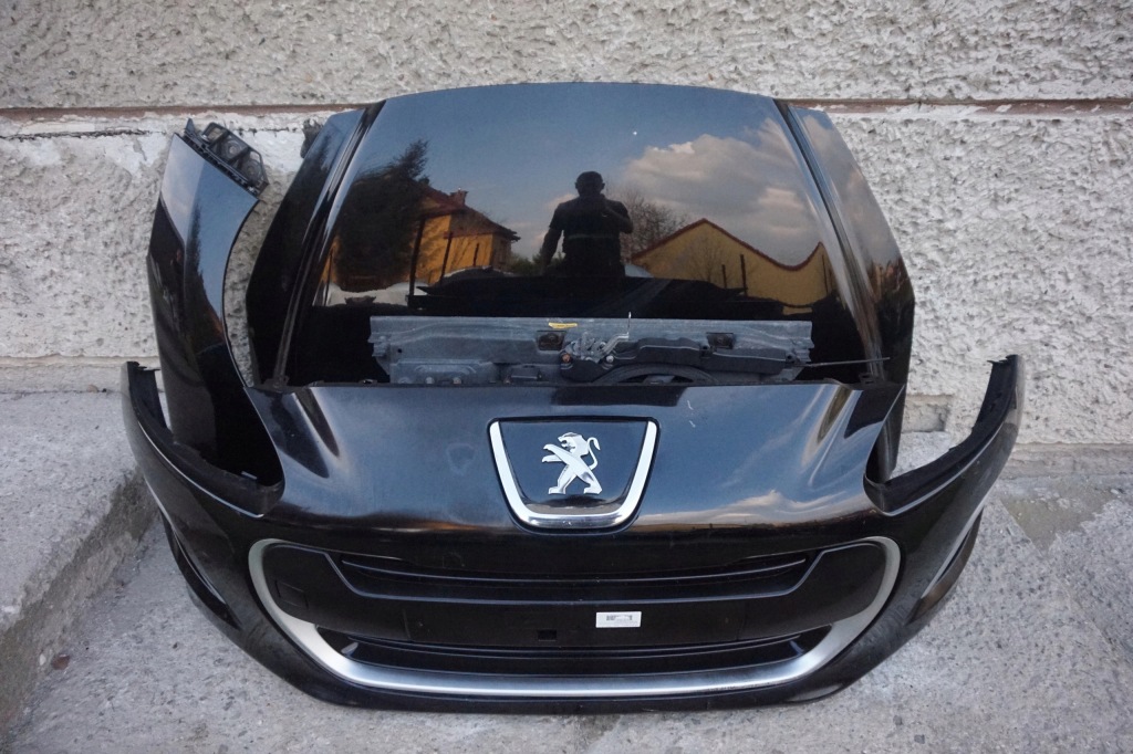 фото №1, Бампер капот крила kompletny перед peugeot 308 t7 lift