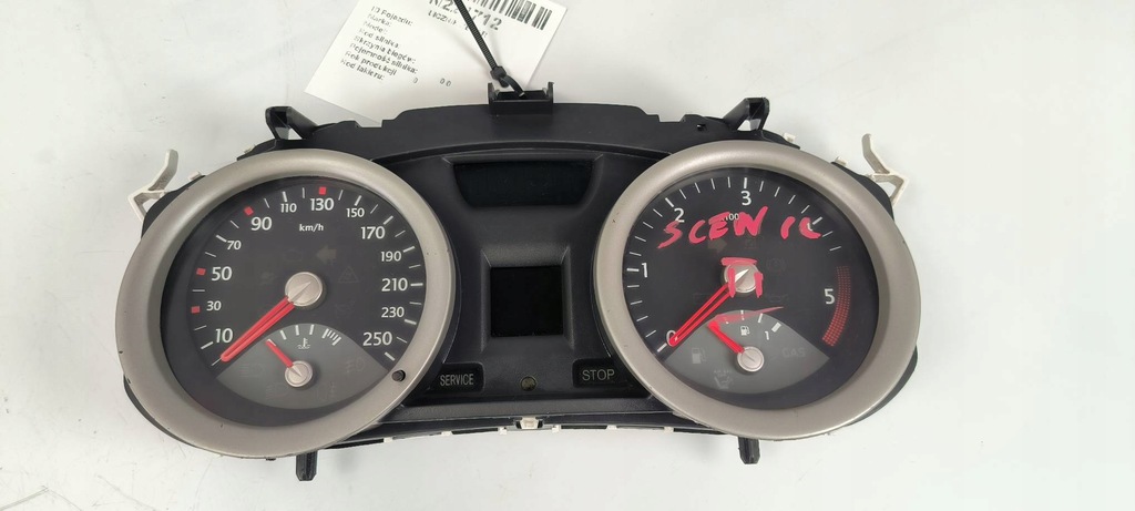 фото №1, Счетчик приборная панель 8200399700d renault scenic ii