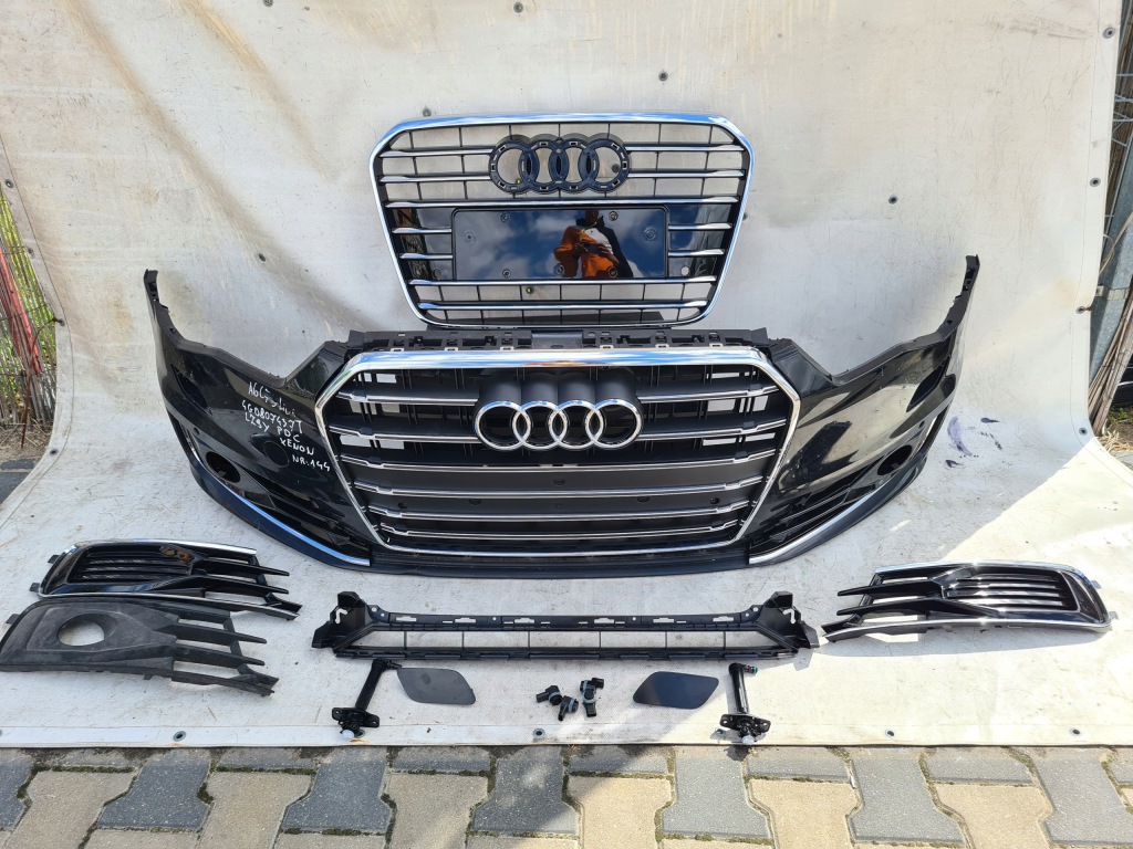 фото №1, Бампер перед kompletny audi a6 c7 lift pdc