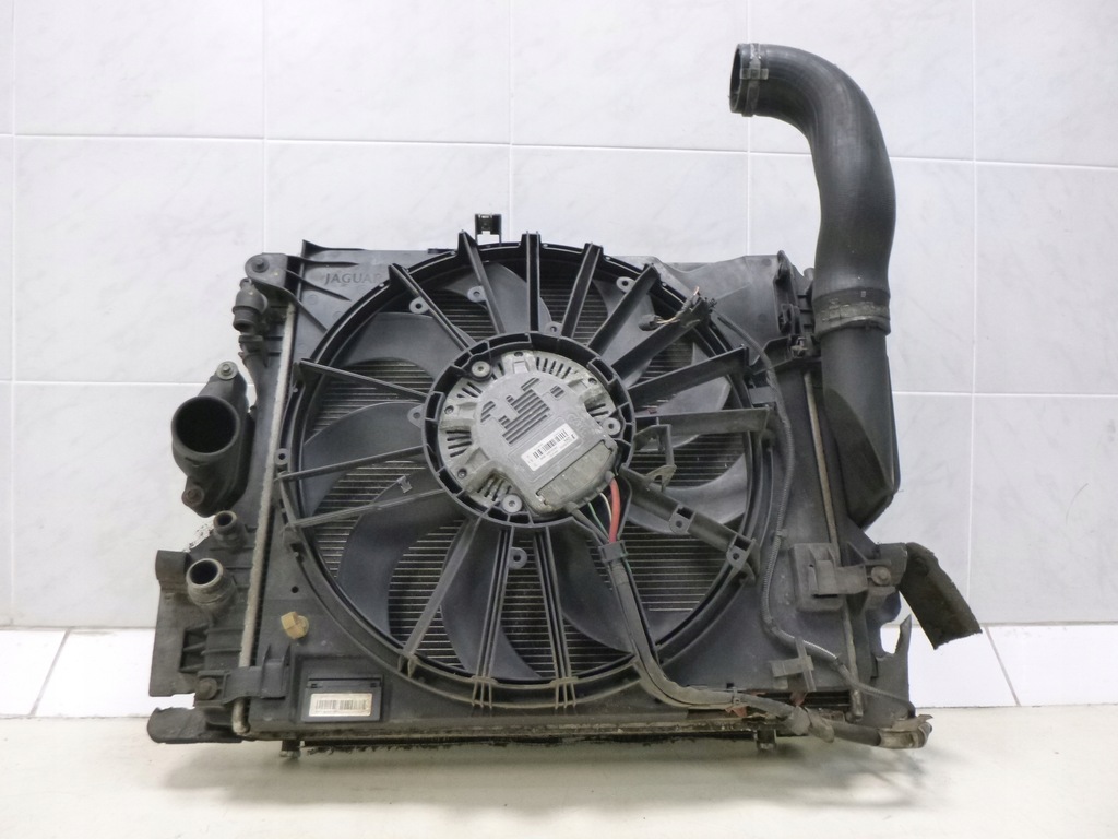 фото №8, Jaguar xj x351 3.0 d комплект радиатор вентилятор