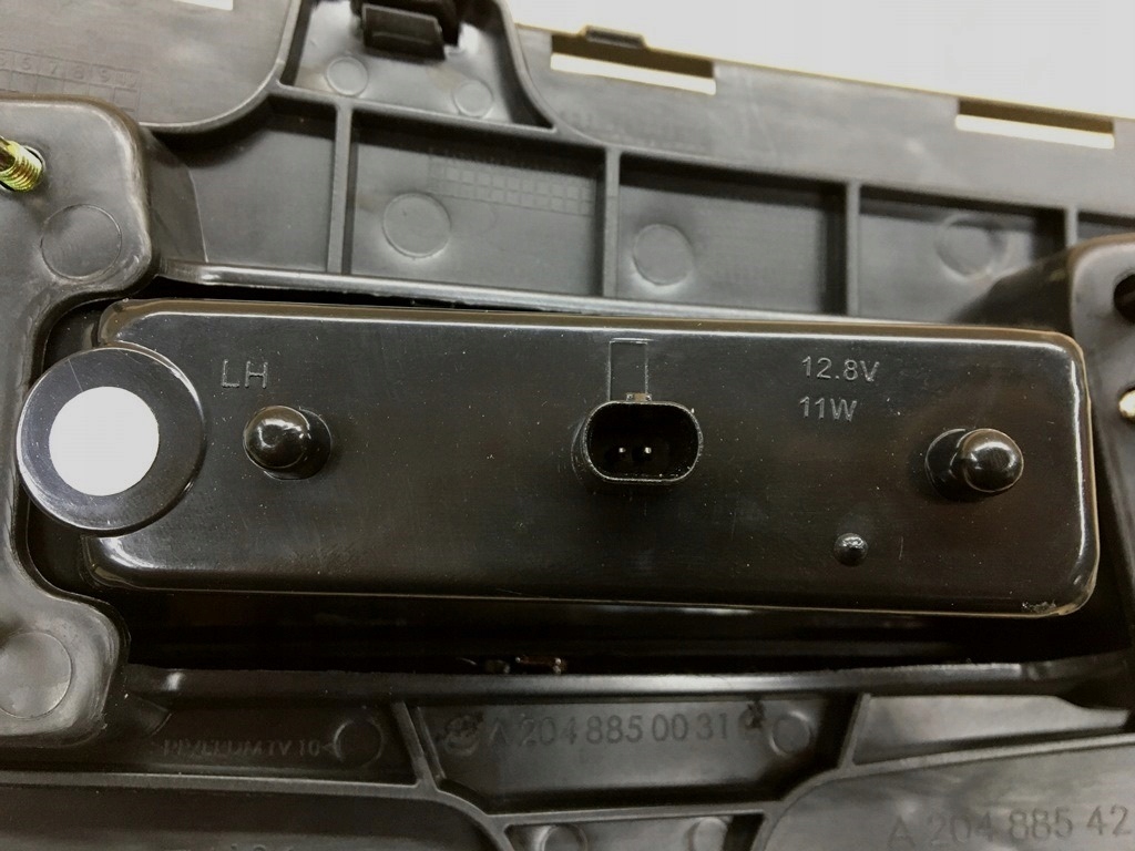 фото №14, Решётка хром левый do glk x204 2008-2012r. свет led drl движение dziennej