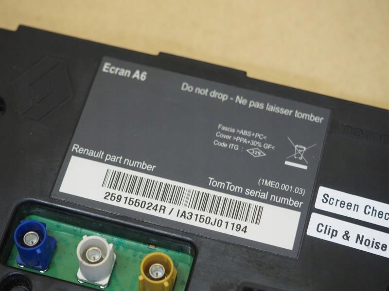 фото №2, Дисплей навигации renault clio iii