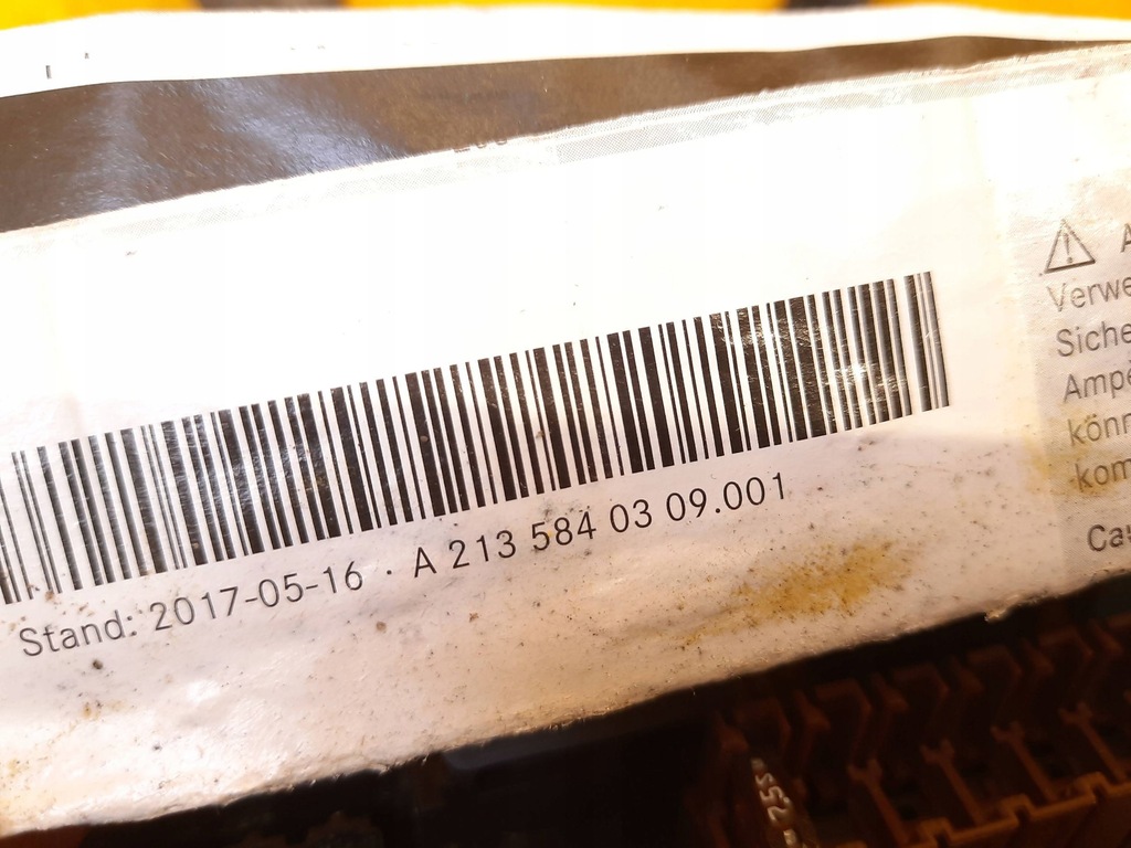 фото №12, Mercedes-benz e w213 kombi джгут електропроводка салону a2578211500