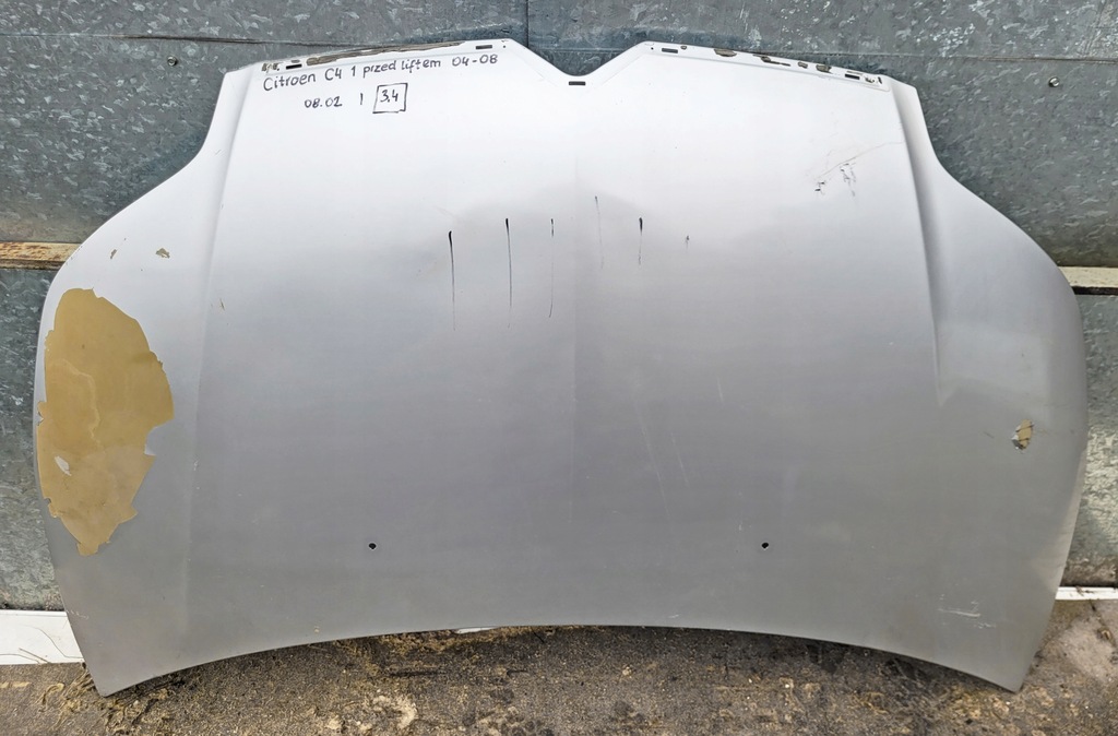 фото №1, Капот citroen c4 1 przed liftem 2004-08