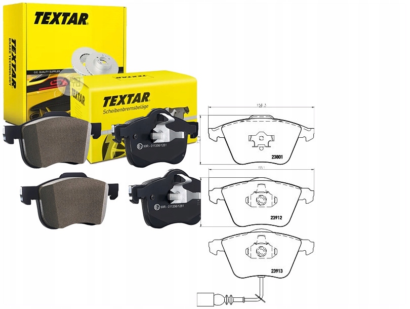 Купити Textar комплект гальмівних колодок гальмівних tex, 2380101