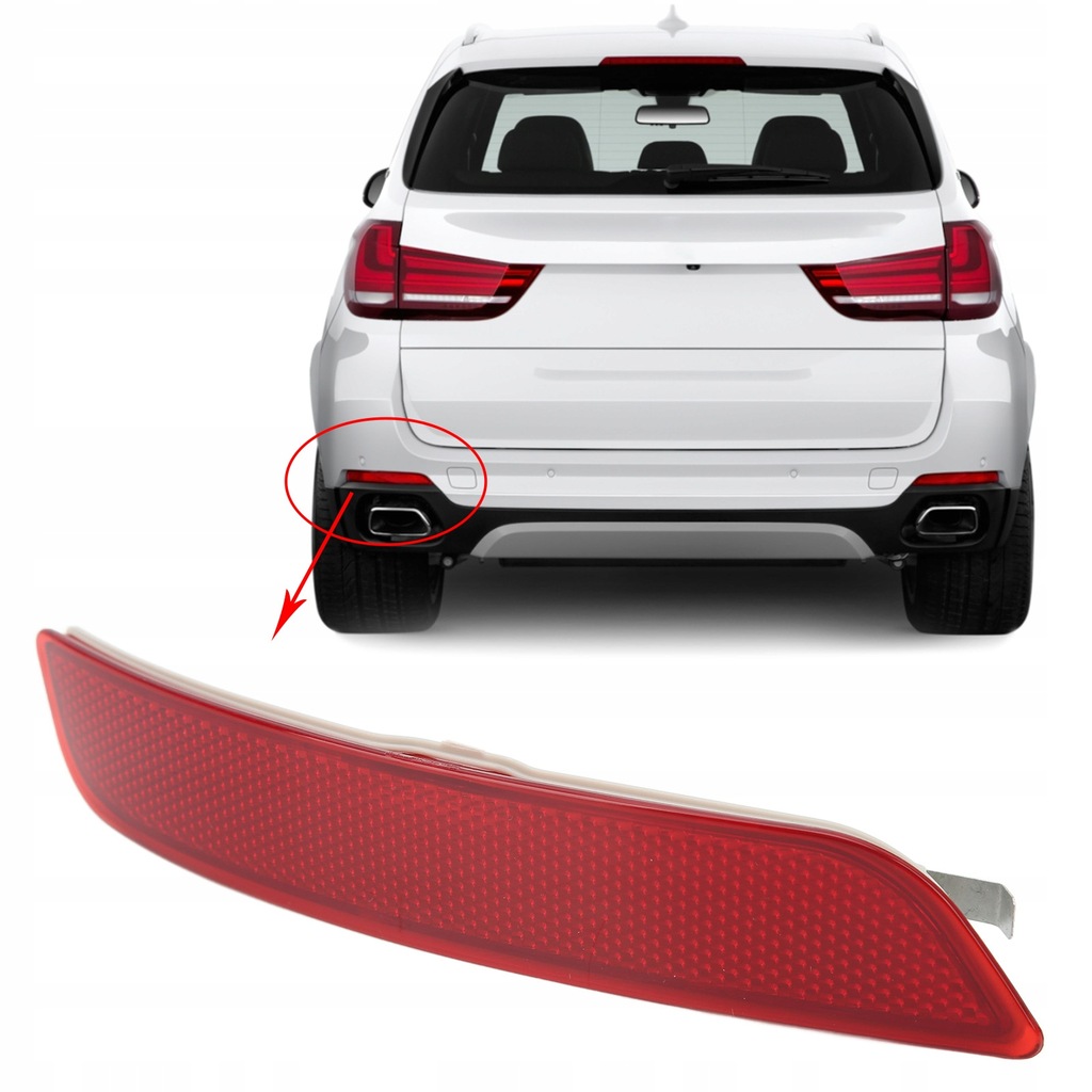 фото №11, Лівий фара заднього бампера автомобіля 63147847591 лінза фара