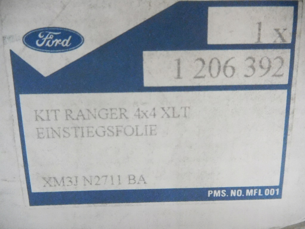 фото №10, Плівка захисна ford ranger 1998 - 2003 оригінальний номер 1206392