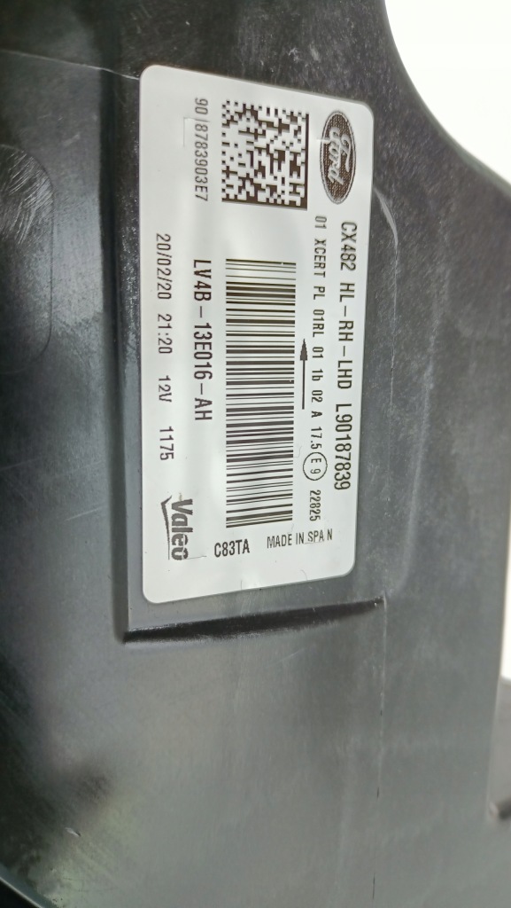 Фара передняя правый  full led ford kuga 3 -19r lv4b-13e016-ah valeo с Разборки