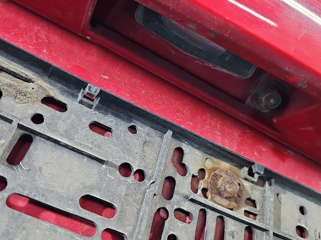 фото №15, Крышка багажника багажника стекло задняя mazda premacy красный a3e