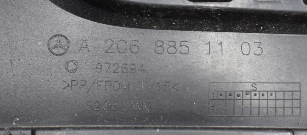 фото №9, Mercedes c klasa w206 amg бампер задняя задний org kombi + хром