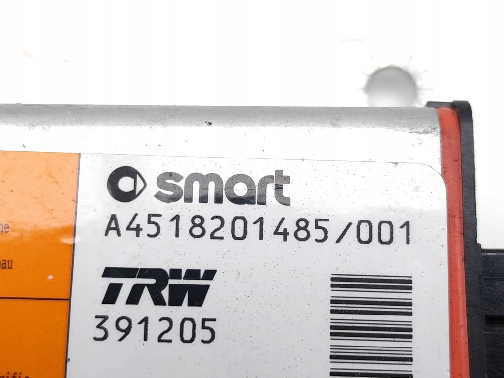 фото №7, Smart fortwo блок керування / модуль подушка безпеки 1.0 бензин 52kw 71 hp a4518201485