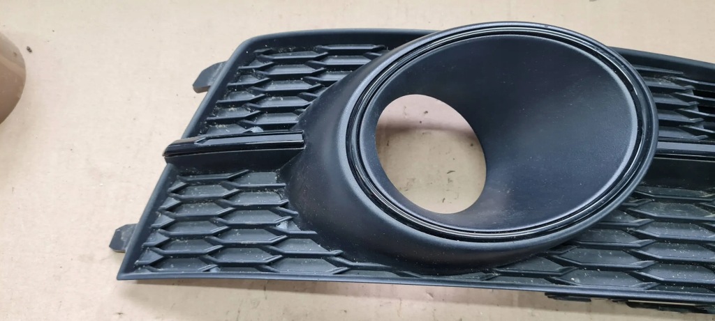 фото №11, S6 c7 4g lift решітка бампера права правий перед pod радар 4g0807682ag black