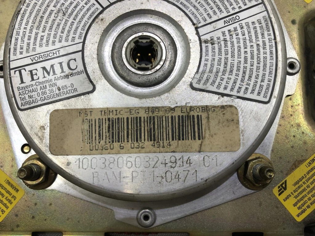 фото №10, Подушка подушка безпеки водія ford galaxy mk1