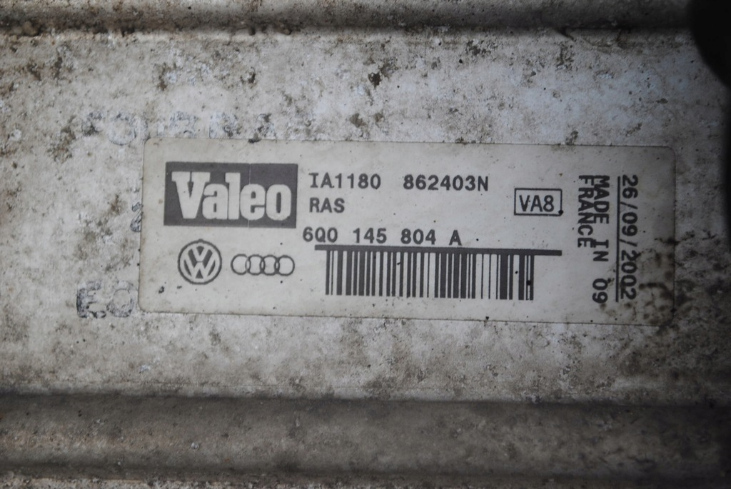 фото №6, Интеркулер радиатор воздуха seat cordoba ibiza iii 6l 1.9 tdi